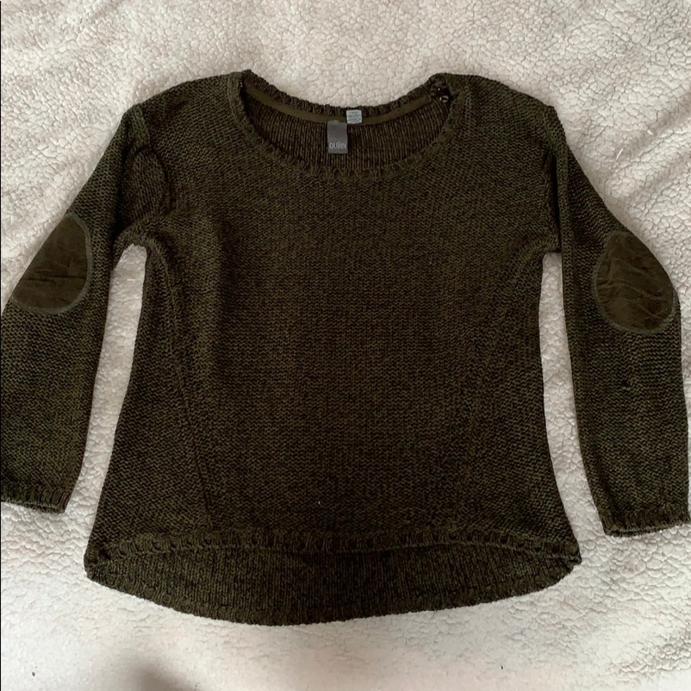 Olive green sweater